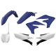 201924 CARROSSERIE-CARENAGE MOTO MX YAMAHA 250 YZ F 2019+2022, 450 YZ F 2018+2022 BLEU YAM-BLANC (COULEUR OEM) (KIT PLASTIQUES 7