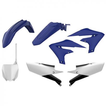 201924 CARROSSERIE-CARENAGE MOTO MX YAMAHA 250 YZ F 2019+2022, 450 YZ F 2018+2022 BLEU YAM-BLANC (COULEUR OEM) (KIT PLASTIQUES 7