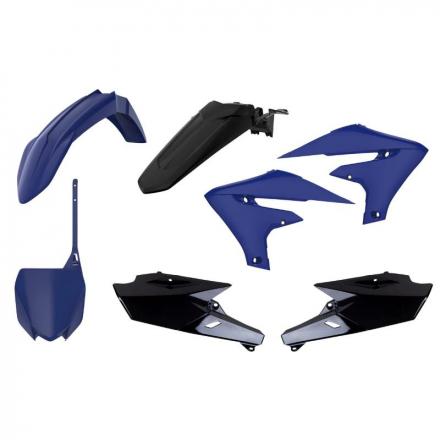 201928 CARROSSERIE-CARENAGE MOTO MX YAMAHA 250 YZ F 2019+2022, 450 YZ F 2018+2022 BLEU YAM-NOIR (COULEUR OEM) (KIT PLASTIQUES 7 