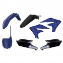 CARROSSERIE-CARENAGE MOTO MX YAMAHA 250 YZ F 2019+2022, 450 YZ F 2018+2022 BLEU YAM-NOIR (COULEUR OEM) (KIT PLASTIQUES 7 PIECES)