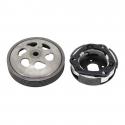 EMBRAYAGE SCOOT MALOSSI DELTA SYSTEM AVEC CLOCHE POUR PIAGGIO 50 ZIP 2T ET 4T, TYPHOON, NRG, FLY 2T ET 4T, VESPA LX 2T ET 4T-GIL