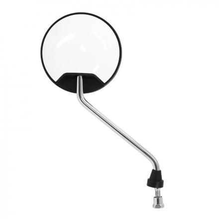 201731 RETROVISEUR SCOOT ROND BLANC REVERSIBLE TIGE DIAM 8 CHROME (VENDU A L'UNITE) p2r catégorie | Fp-moto.com garage moto a