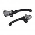LEVIER DE FREIN-EMBRAYAGE MOTO OFF ROAD RETRACTABLE-PIVOT INCASSABLE YAMAHA 125, 250 YZ 2015+, 250, 450 YZ F 2009+, 250 YZ FX 20