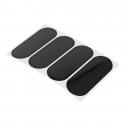AUTOCOLLANT-STICKER CASQUE REFLECHISSANT NOIR (3M) (VENDU PAR 4) -P2R-