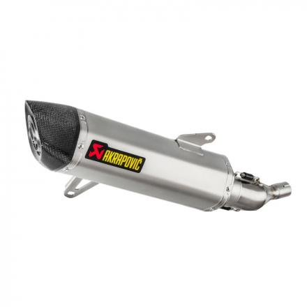 204665 POT MAXISCOOTER AKRAPOVIC POUR YAMAHA 250 XMAX 2017+2020, 300 XMAX 2017+2020 (SILENCIEUX SEUL SILVER) (S-Y3SO1-HRSS-1) (H
