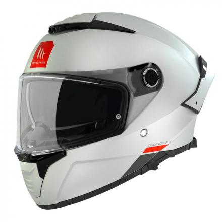 204612 CASQUE INTEGRAL MT THUNDER 4 SV UNI BLANC BRILLANT XL (DOUBLE ECRANS - PINLOCK READY) (ECE 22.06) p2r catégorie | Fp-