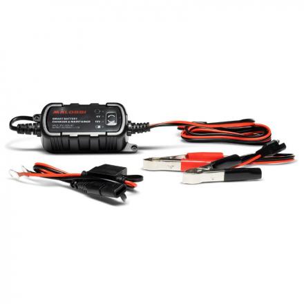 204793 CHARGEUR DE BATTERIE ET MAINTIEN DE CHARGE MALOSSI AUTOMATIQUE 6-12V 4 MODES DE CHARGE (CONVIENT POUR TOUTES BATTERIES AU