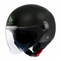 CASQUE JET MT STREET UNI NOIR BRILLANT XS (ECE 22.06)