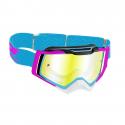 MASQUE-LUNETTES CROSS PROGRIP 3309 FL RAPID BLEU CLAIR-FUCHSIA-NOIR ECRAN MIROIR LIGHT SENSITIVE ANTI-RAYURES-ANTI U.V.-ANTI-BUE