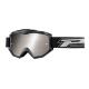 206288 MASQUE-LUNETTES CROSS PROGRIP 3204 FL NOIR MAT ECRAN MIROIR ARGENT ANTI-RAYURES-ANTI U.V.-ANTI-BUEE (HOMOLOGUE CE-EN-N° A