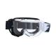 206636 MASQUE-LUNETTES CROSS PROGRIP 3300 TR VISION NOIR-BLANC ECRAN TRANSPARENT ANTI-RAYURES-ANTI U.V.-ANTI-BUEE (HOMOLOGUE CE-