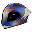 CASQUE INTEGRAL MT KRE+ FIM FIBRE CARBONE PROJECTILE D7 BLEU BRILLANT XS