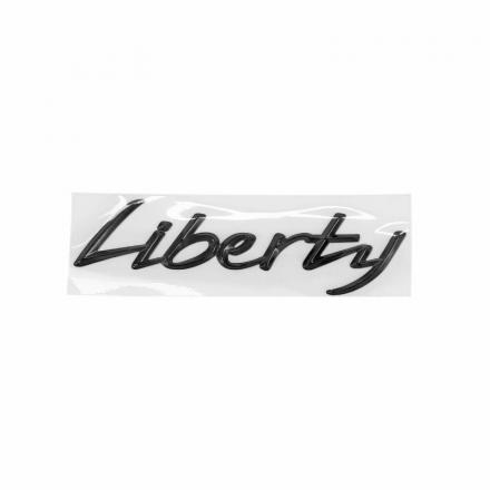 175078 "AUTOCOLLANT-STICKER-DECOR ""LIBERTY"" NOIR ORIGINE PIAGGIO 50-125 LIBERTY IGET 2015+ -2H004052-" Adhésif origine PIAGGIO