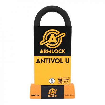 203225 ANTIVOL U ARMLOCK CK3 ORANGE FLUO-NOIR 85 x 250 mm (DIAM 18 mm) (CLASSE SRA) 2 Général | Fp-moto.com garage moto albi