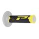 206643 REVETEMENT POIGNEE PROGRIP MOTO OFF ROAD 788 TRIPLE DENSITE BASE COLOR GRIS -NOIR-JAUNE CLOSED END 115mm (CROSS-MX) (PAIR