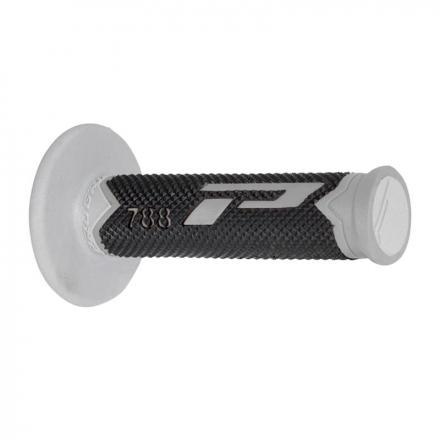 206644 REVETEMENT POIGNEE PROGRIP MOTO OFF ROAD 788 TRIPLE DENSITE BASE COLOR GRIS -NOIR-GRIS FONCE CLOSED END 115mm (CROSS-MX) 