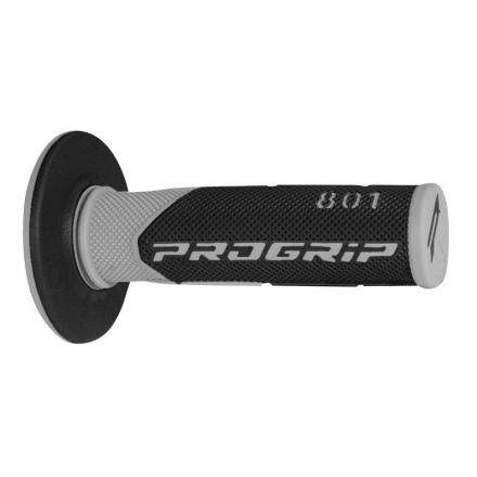 206646 REVETEMENT POIGNEE PROGRIP MOTO OFF ROAD 801 DOUBLE DENSITE BASE GRIS-NOIR CLOSED END 115mm (CROSS-MX) (PAIRE) 2 Général 