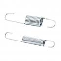 RESSORT DE BEQUILLE SCOOT CENTRALE BUZZETTI LONG 93mm - DIAM 17 et 12mm (2 RESSORTS) (FIL 2mm)