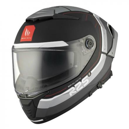 207355 CASQUE INTEGRAL MT THUNDER 4 SV R25 B2 NOIR-GRIS MAT M (DOUBLE ECRANS - PINLOCK READY) (ECE 22.06) 2 Général | Fp-m