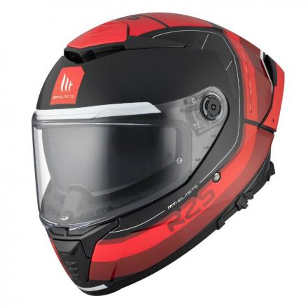 207368 CASQUE INTEGRAL MT THUNDER 4 SV R25 B35 NOIR-ROUGE MAT L (DOUBLE ECRANS - PINLOCK READY) (ECE 22.06) 2 Général | Fp-