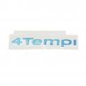 "AUTOCOLLANT-STICKER-DECOR ""4 TEMPI"" ORIGINE PIAGGIO 50 FLY -622276-"