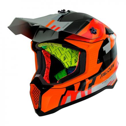 202109 CASQUE CROSS ADULTE MT FALCON ARYA ORANGE MAT XS (BOUCLE DOUBLE D) 2 Général | Fp-moto.com garage moto albi ateli