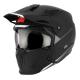 203021 CASQUE TRIAL MT STREETFIGHTER SV UNI NOIR MAT XS SIMPLE ECRAN TRANSPARENT TRANSFORMABLE AVEC MENTONNIERE AMOVIBLE (LI