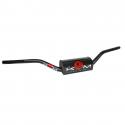 GUIDON 50 A BOITE KRM PRO RIDE OVERSIZE DIAM 28,6mm ALU NOIR-ROUGE AVEC MOUSSE