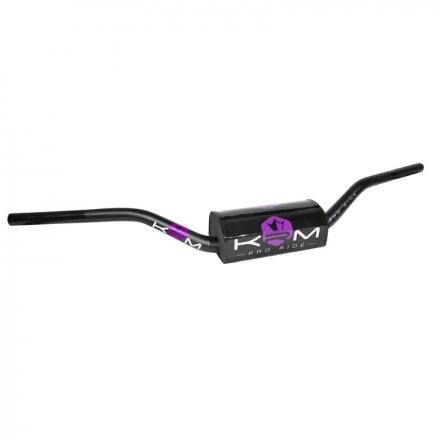 207773 GUIDON 50 A BOITE KRM PRO RIDE OVERSIZE DIAM 28,6mm ALU NOIR-VIOLET AVEC MOUSSE p2r catégorie KRM PRO RIDE | Fp-moto.co