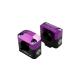 207838 PONTET-SURPONTET 50 A BOITE KRM PRO RIDE POUR GUIDON DIAM 28,6 mm ALU CNC NOIR-VIOLET p2r catégorie KRM PRO RIDE | Fp-m