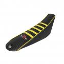 COUVRE-HOUSSE DE SELLE 50 A BOITE KRM PRO RIDE POUR BETA 50 RR 2011+2020 NOIR-JAUNE