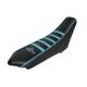 207871 COUVRE-HOUSSE DE SELLE 50 A BOITE KRM PRO RIDE POUR RIEJU 50 MRT 2009+ NOIR-BLEU TURQUOISE p2r catégorie KRM PRO RIDE |