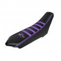 COUVRE-HOUSSE DE SELLE 50 A BOITE KRM PRO RIDE POUR RIEJU 50 MRT 2009+ NOIR-VIOLET