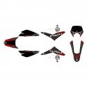 KIT DECO AUTOCOLLANT-STICKER 50 A BOITE KRM PRO RIDE POUR DERBI 50 DRD X-TREME 2011+2017, DRD RACING 2005+2010-GILERA 50 SMT 201