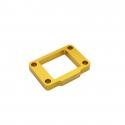 CALE DE CLAPET-ADMISSION 50 A BOITE KRM PRO RIDE POUR MINARELLI 50 AM6 EPAISSEUR 10 mm ALU CNC OR