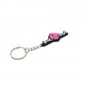 PORTE CLES KRM PRO RIDE 52x21 mm ROSE (VENDU A L'UNITE)