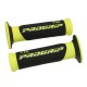 REVETEMENT POIGNEE PROGRIP SCOOTER 732 DOUBLE DENSITE FLUO DESIGN JAUNE FLUO-NOIR 125mm (PAIRE)