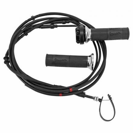 142607 CABLE-COMMANDE-TRANSMISSION DE GAZ+MANCHON-POIGNEE ORIGINE PIAGGIO 300 VESPA GTS 2016+2018 -CM087710- p2r catégorie PIAGG
