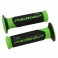 REVETEMENT POIGNEE PROGRIP SCOOTER 732 DOUBLE DENSITE FLUO DESIGN VERT FLUO-NOIR 125mm (PAIRE)