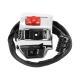 177387 COMMODO-COMMUTATEUR DROIT CHROME BRILLANT ORIGINE PIAGGIO 125 VESPA PRIMAVERA, SPRINT VERSION BASE 2016+ 1D003213- p2r ca