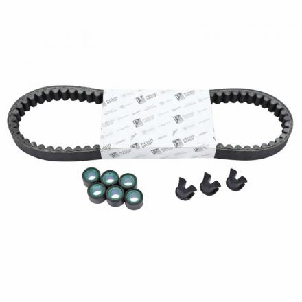 205397 KIT TRANSMISSION (COURROIE, GALETS, GUIDES) ORIGINE PIAGGIO 125 PRIMAVERA VESPA 2013+2017 -1R000583- p2r catégorie PIAGGI