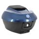 205494 TOP CASE 36L VENDU AVEC LE SUPPORT+DOSSERET ORIGINE PIAGGIO 300-400 BEVERLY 2021+ BLEU OXYGEN B12 -CM323303- p2r catégori