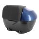 205494 TOP CASE 36L VENDU AVEC LE SUPPORT+DOSSERET ORIGINE PIAGGIO 300-400 BEVERLY 2021+ BLEU OXYGEN B12 -CM323303- p2r catégori
