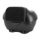 205495 TOP CASE 36L VENDU AVEC LE SUPPORT+DOSSERET ORIGINE PIAGGIO 300-400 BEVERLY 2021+ NOIR METEORA 93B -CM323307- p2r catégor