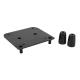 205495 TOP CASE 36L VENDU AVEC LE SUPPORT+DOSSERET ORIGINE PIAGGIO 300-400 BEVERLY 2021+ NOIR METEORA 93B -CM323307- p2r catégor