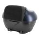 205496 TOP CASE 36L VENDU AVEC LE SUPPORT+DOSSERET ORIGINE PIAGGIO 300-400 BEVERLY 2021+ NOIR TEMPESTA N12 -CM323304- p2r catégo