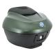 205499 TOP CASE 36L VENDU AVEC LE SUPPORT+DOSSERET ORIGINE PIAGGIO 300-400 BEVERLY 2021+ VERT JUNGLE XV7 333-A -CM323309- p2r ca
