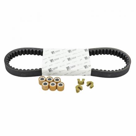 205558 KIT TRANSMISSION (COURROIE, GALETS, GUIDES) ORIGINE PIAGGIO 125 X EVO E3 2007+2016 -1R000569- p2r catégorie PIAGGIO | F