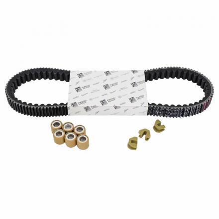 205560 KIT TRANSMISSION (COURROIE, GALETS, GUIDES) ORIGINE PIAGGIO 125 GTS E3 2009+2016 -1R000566- p2r catégorie PIAGGIO | Fp-
