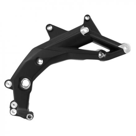 39122 FLANC-DEMI CHASSIS DROIT NOIR ORIGINE APRILIA CAPONORD, DORSODURO, SHIVER -85153600XNB- p2r catégorie | Fp-moto.com gar
